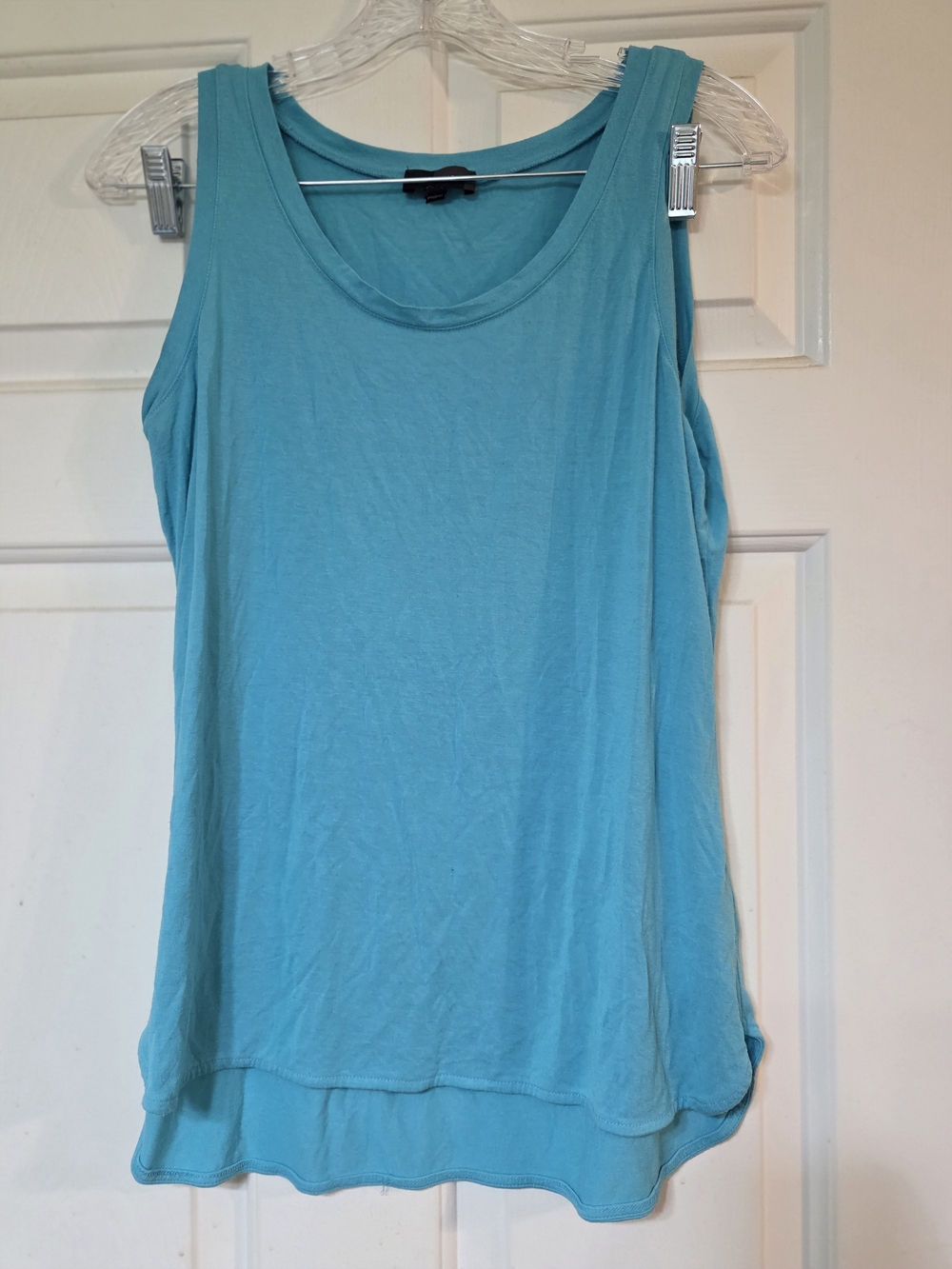 The Limited Turquoise Scoop Neck Tank Top